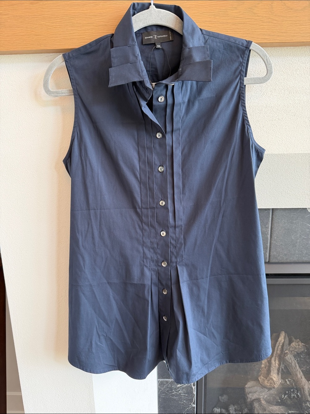 Jennifer Tattanelli Sleeveless Tunic Top Made in Italy New Without Tags
